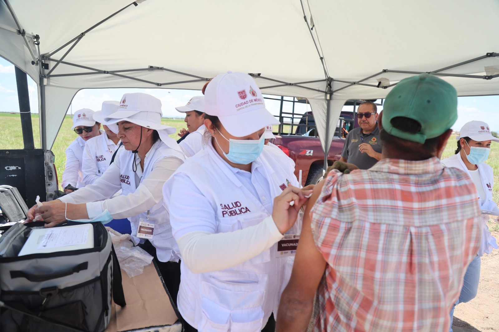 Continúan jornadas de vacunación contra sarampión en Delicias