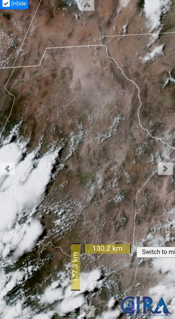 Emite Protección Civil Estatal alerta preventiva por desplazamiento de masa de polvo