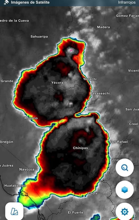 Emiten alerta preventiva por tormentas en Chínipas y zonas aledañas