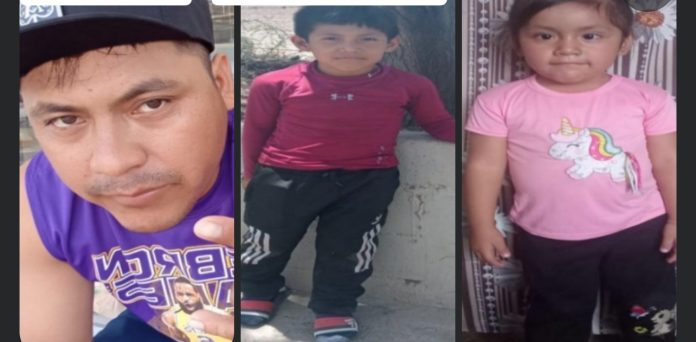Desaparecen padre y sus dos hijos en Delicias