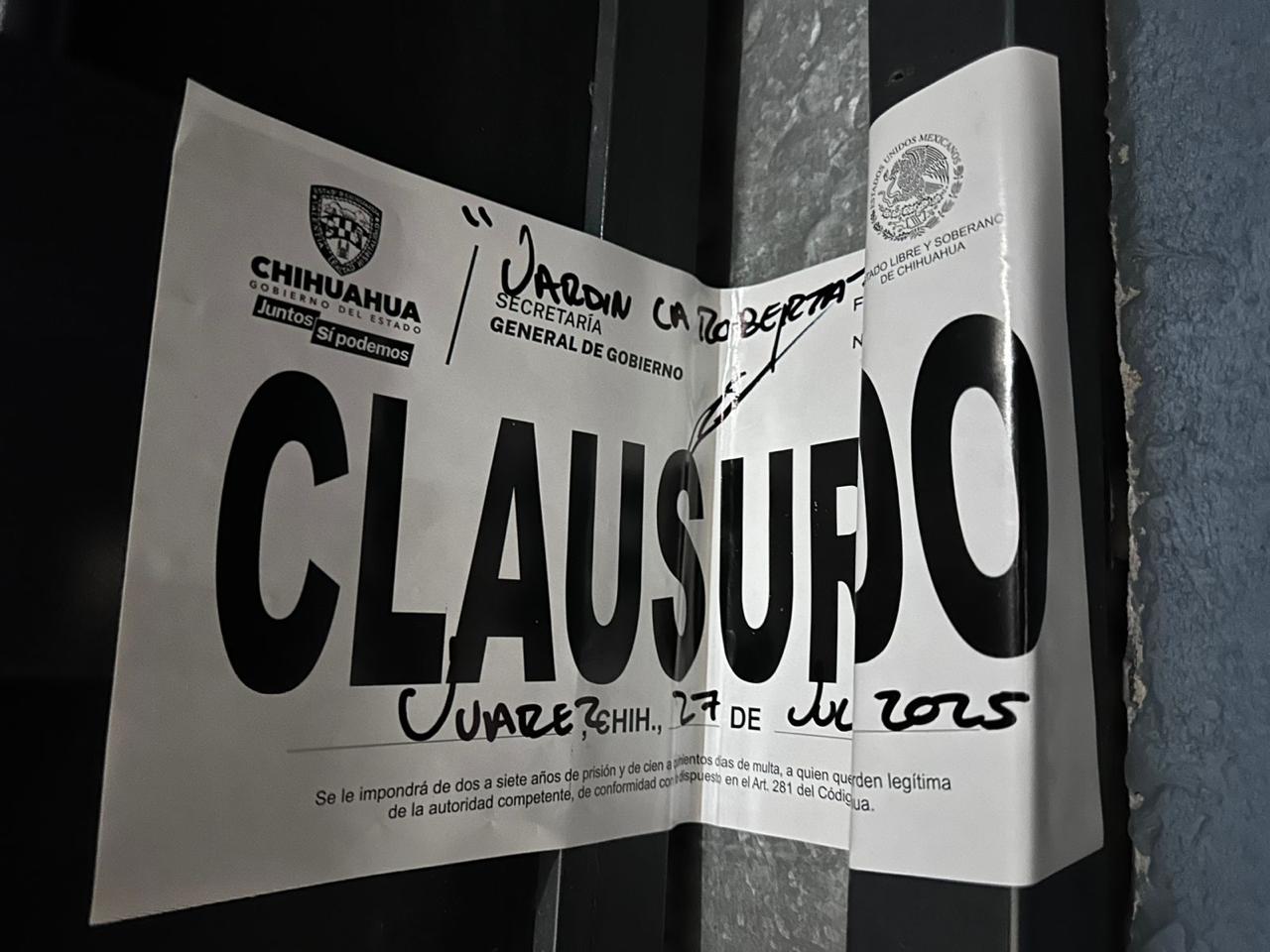 Realiza Gobernación Estatal 282 inspecciones y clausura 19 establecimientos durante la última semana; dos en Meoqui