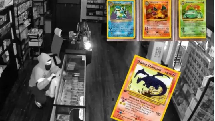 Sujeto robó 100 mil dólares en ¡cartas de Pokémon!