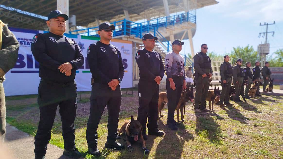 Gana DSPM de Delicias tercer lugar en Competencias Estatales K9