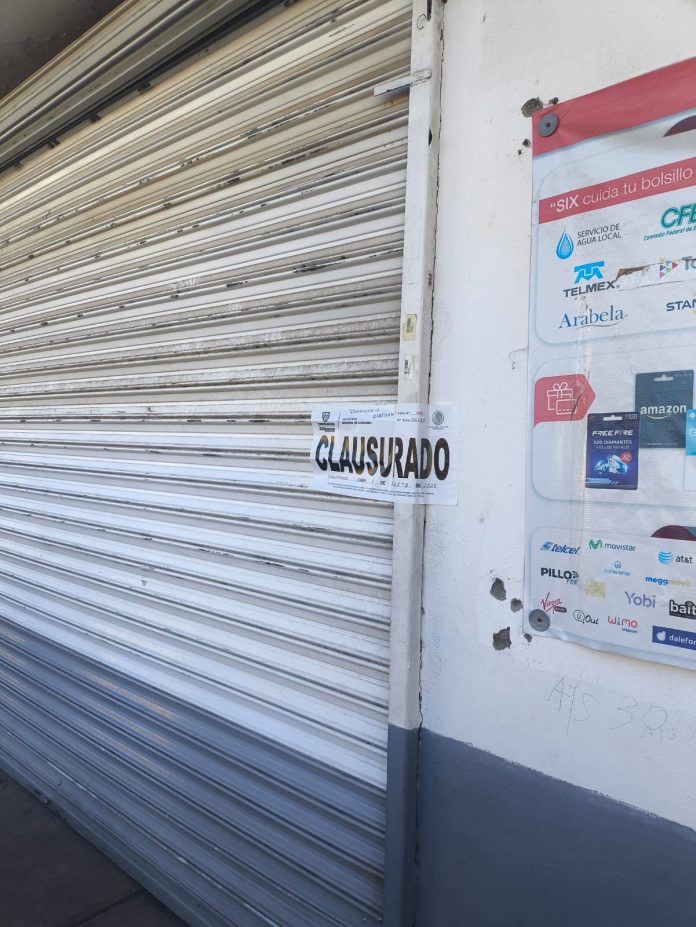 Clausuró Gobernación Estatal 2 establecimientos en Delicias