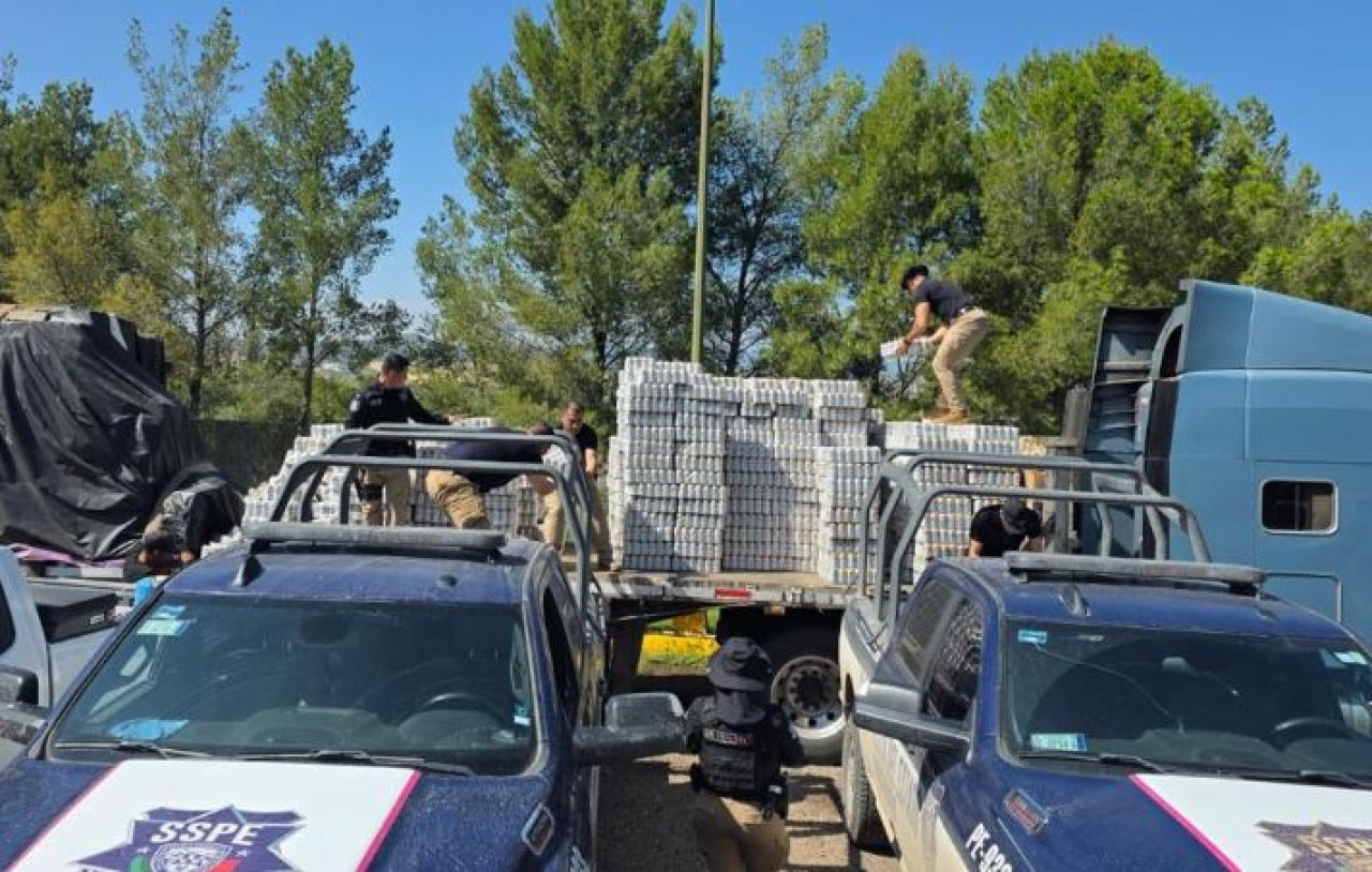 Decomisa Seguridad Pública 3 mil charolas de cerveza