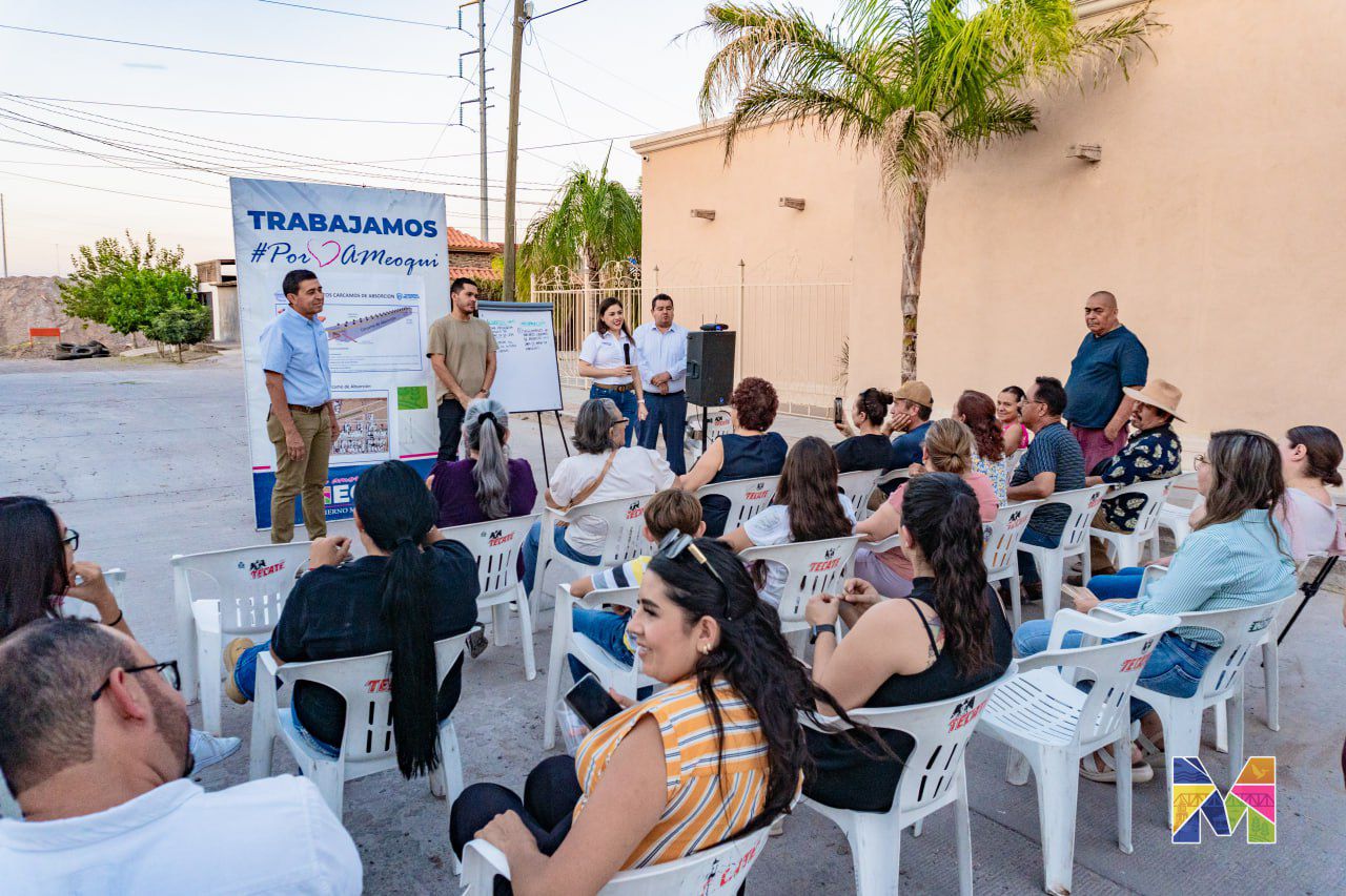 Anuncian Presidencia y JMAS construcción de cárcamo en colonia Magisterial de Meoqui