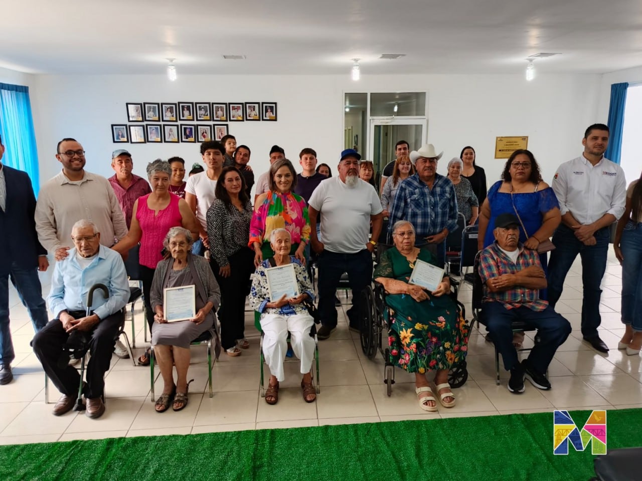 Reconocen en Meoqui a los abuelitos más longevos, con más años de casados y con mayor descendencia