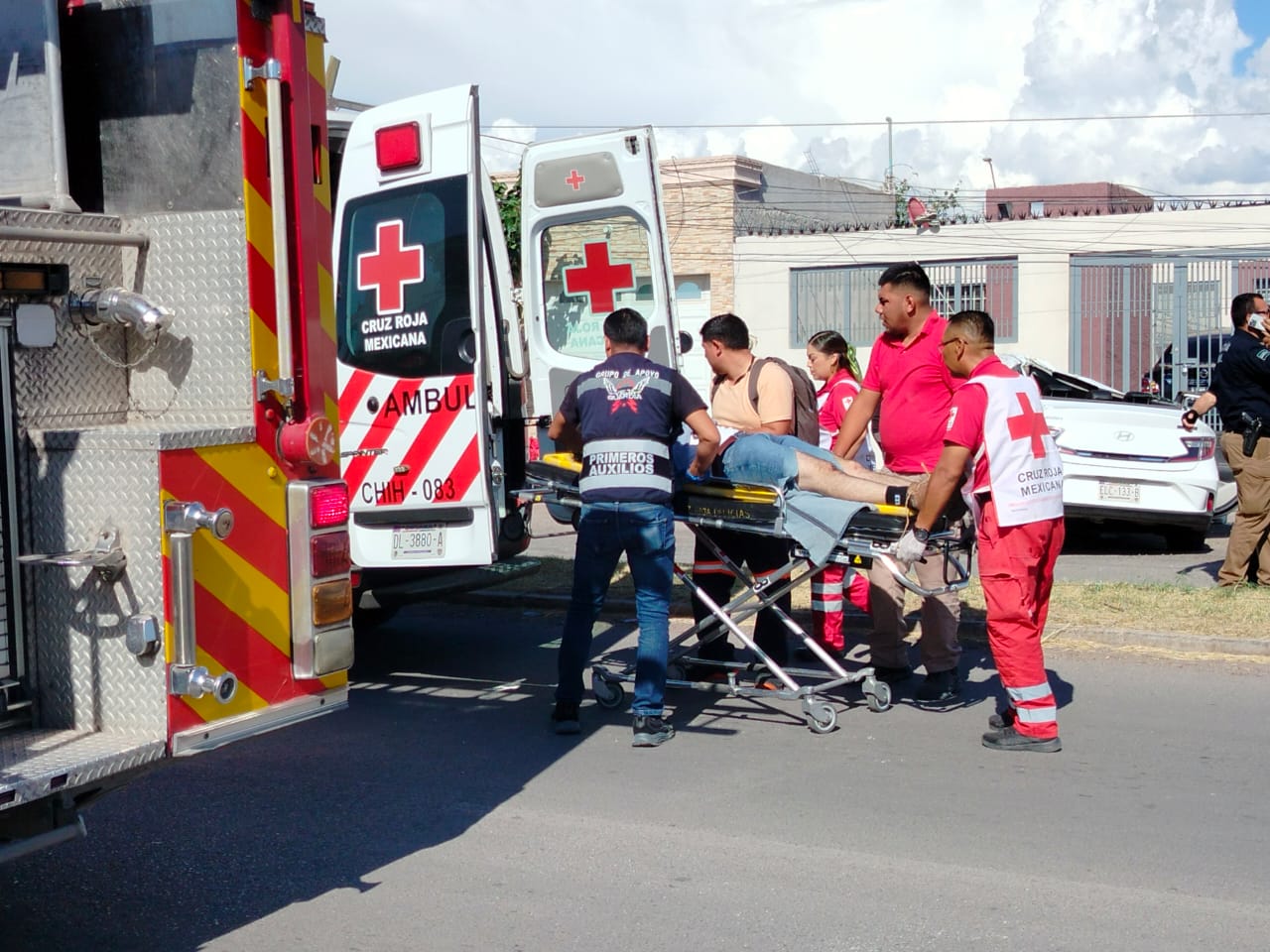 Fuerte choque en la Soli: tres atendidos y daños por más de 100 mil pesos