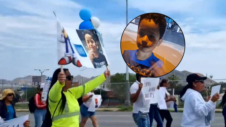 Caso: niño Jasiel Giovanni manifestantes al grito de «Eres hombre no mujer» piden que su asesino sea trasladado al Cereso Varonil
