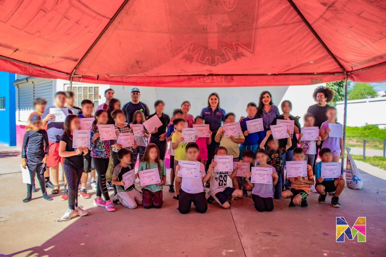 Realiza Miriam Soto clausura de Curso de Verano en Meoqui con más de 30 niños y familia
