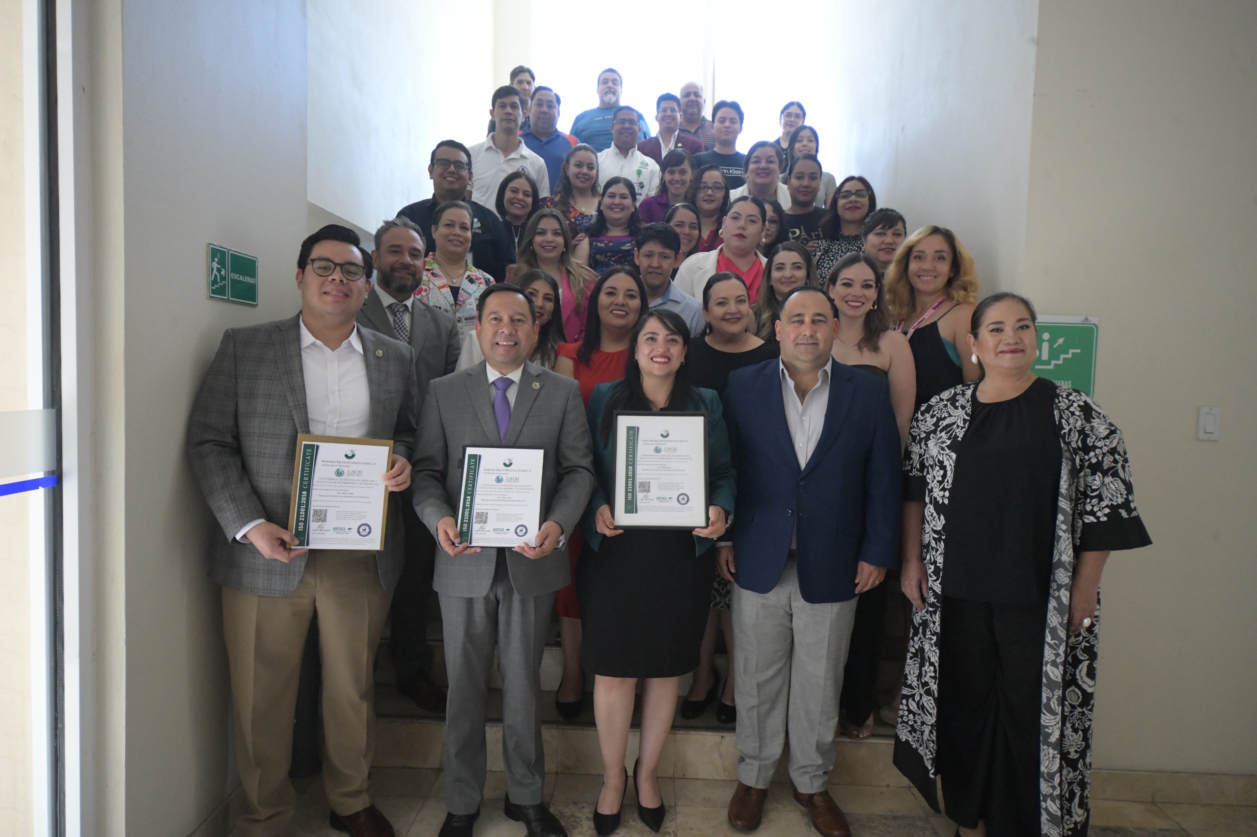 Recibe Facultad de Enfermería de la UACH Certificación Internacional ISO 21001:2018