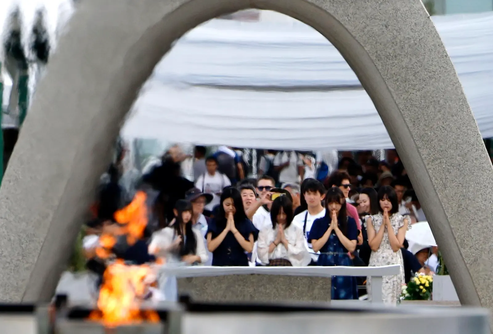 Japón conmemora el 80 aniversario de la bomba atómica en Hiroshima