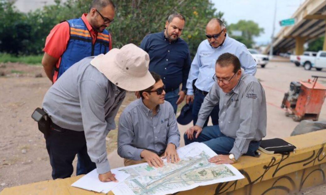 Delicias: Supervisa JCAS segunda etapa de rehabilitación del colector Fonapo