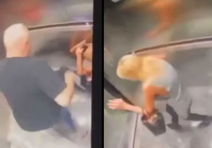 Exhiben a Lord Elevador; golpea brutalmente a mujer en CDMX