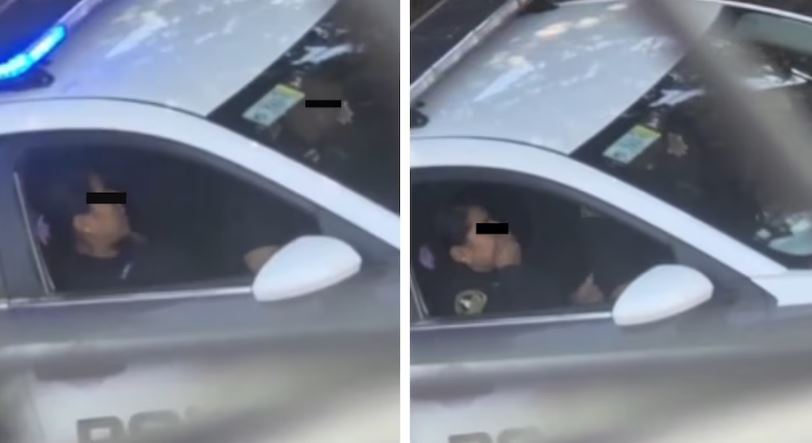 Captan a policías de la CDMX realizando actos sexuales en una patrulla; SSC ya investiga