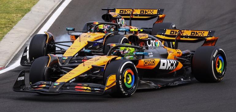Norris lidera el dominio de McLaren en el Gran Premio de Hungría 2025