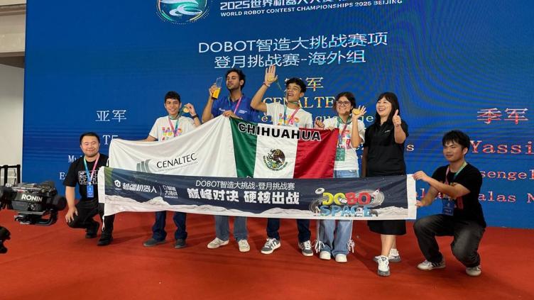 Ganó Chihuahua campeonato mundial de robótica en China