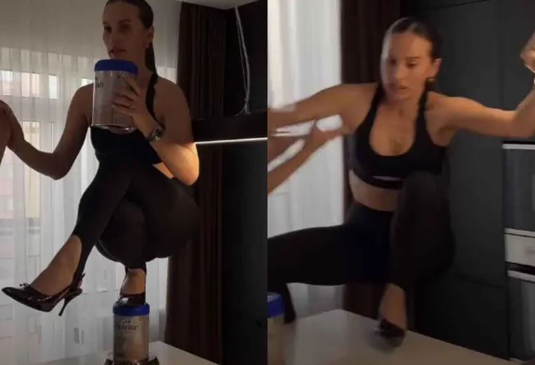 Influencer sufre fractura de columna tras intentar reto viral en tacones