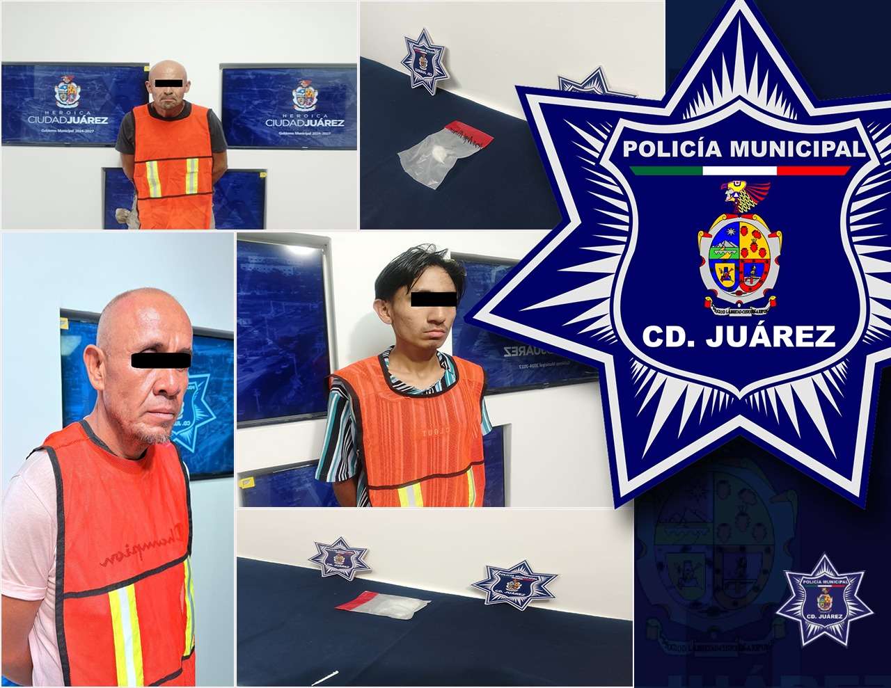 Detienen a tres narcomenudistas