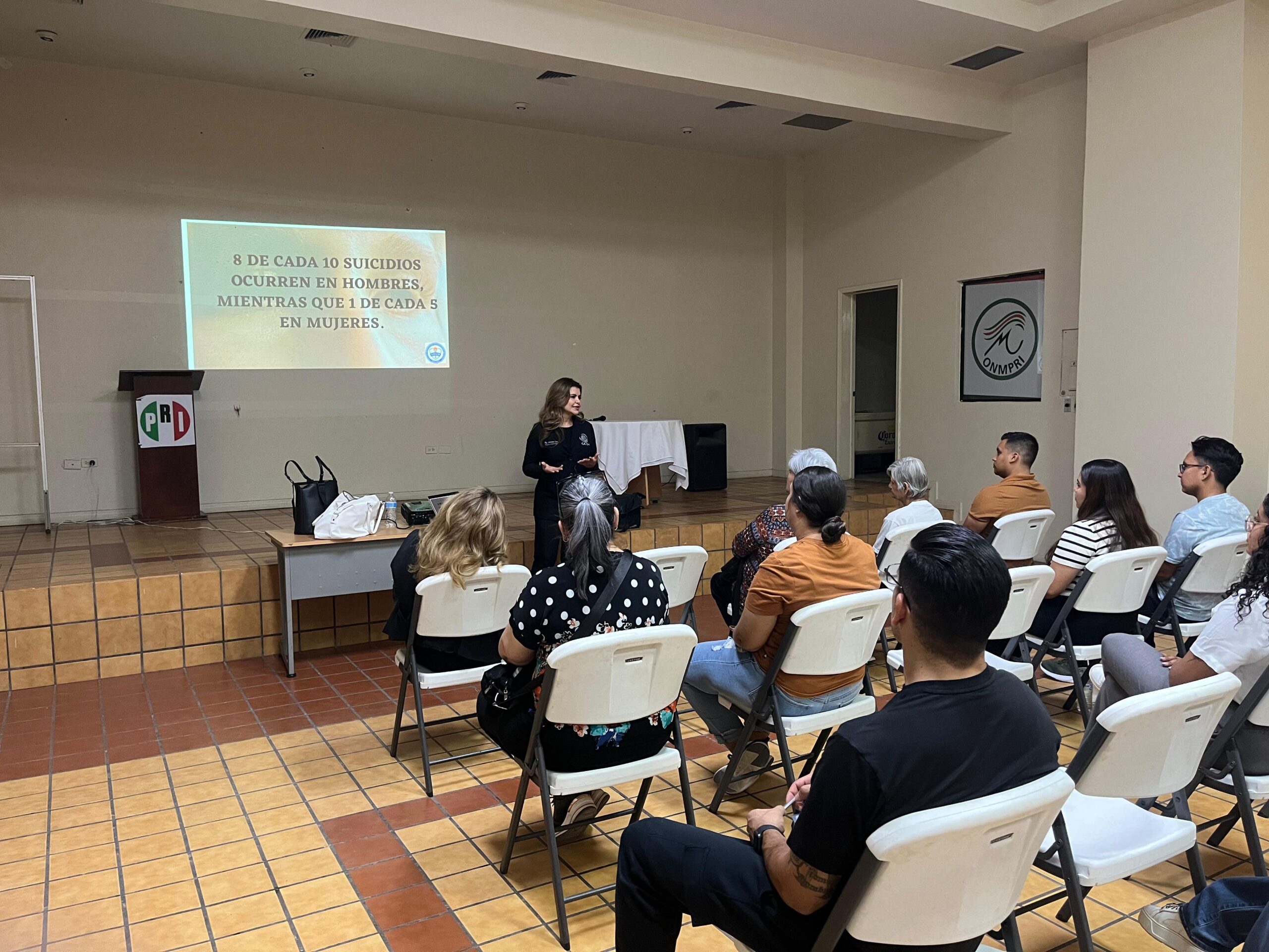 El PRI Delicias impulsa la salud mental con plática para conmemorar el Día Mundial de la Prevención del Suicidio