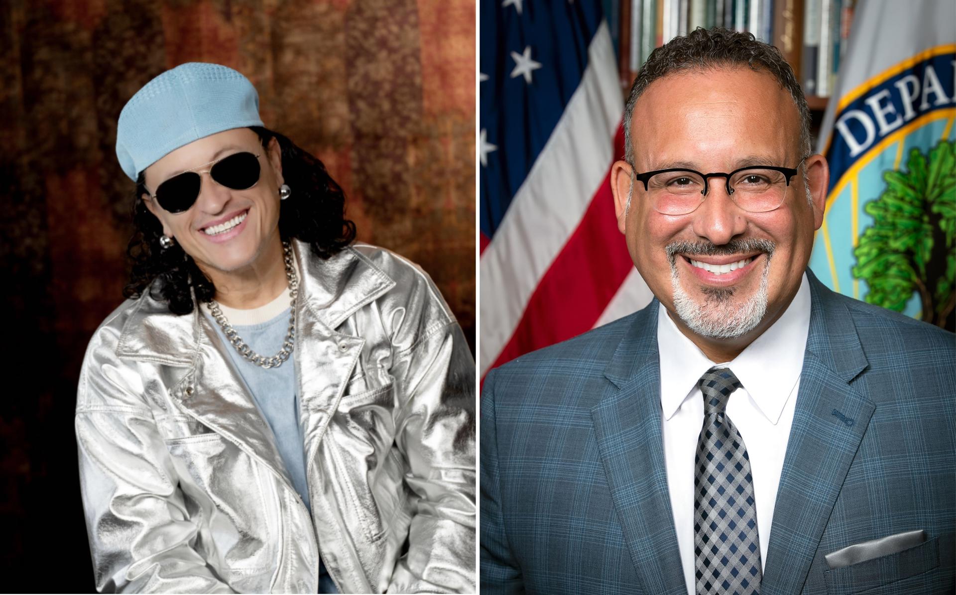 Elvis Crespo y Miguel Cardona recibirán Medalla de Excelencia del Caucus Hispano de EE.UU.