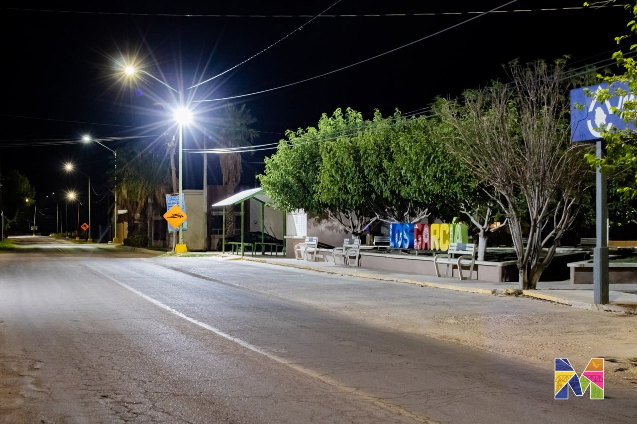 Concluye en Meoqui sustitución de 250 luminarias LED en la Carretera de la Cordillera