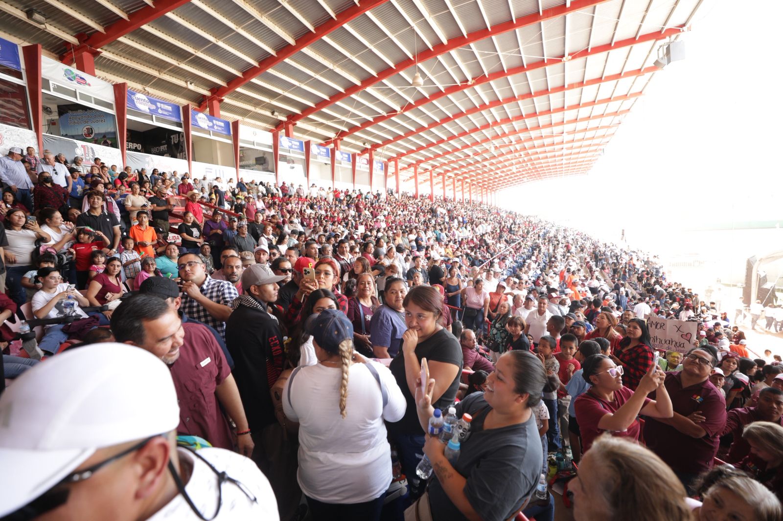 Corporaciones municipales apoyan en logística de seguridad durante visita de Claudia Sheinbaum