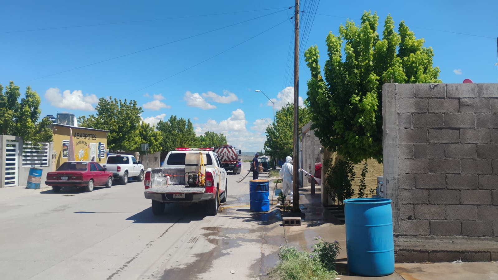 Llevan fumigación a más de 150 casas en 4 colonias del municipio Meoqui