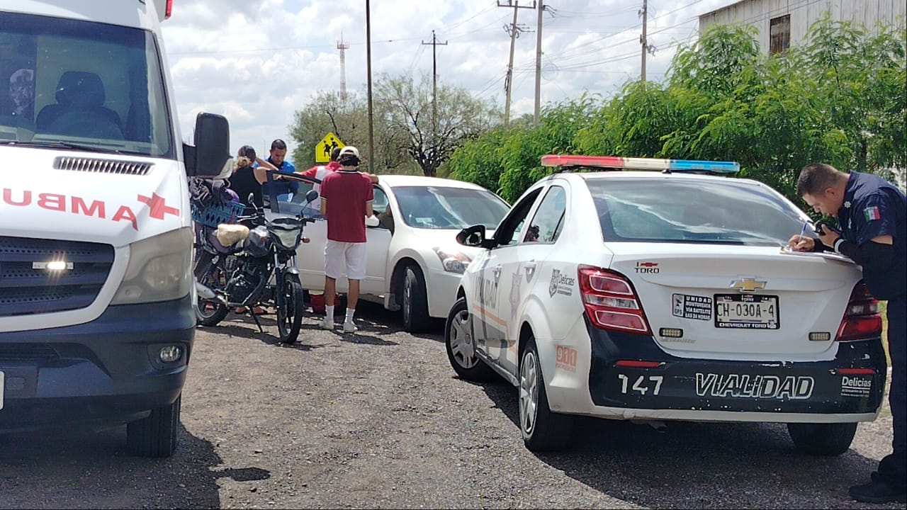 Accidente en carretera a Rosetilla deja un motociclista lesionado