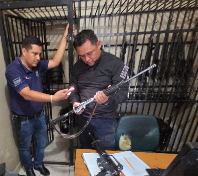 Quita Seguridad Pública del Estado armas de fuego a Policías Municipales