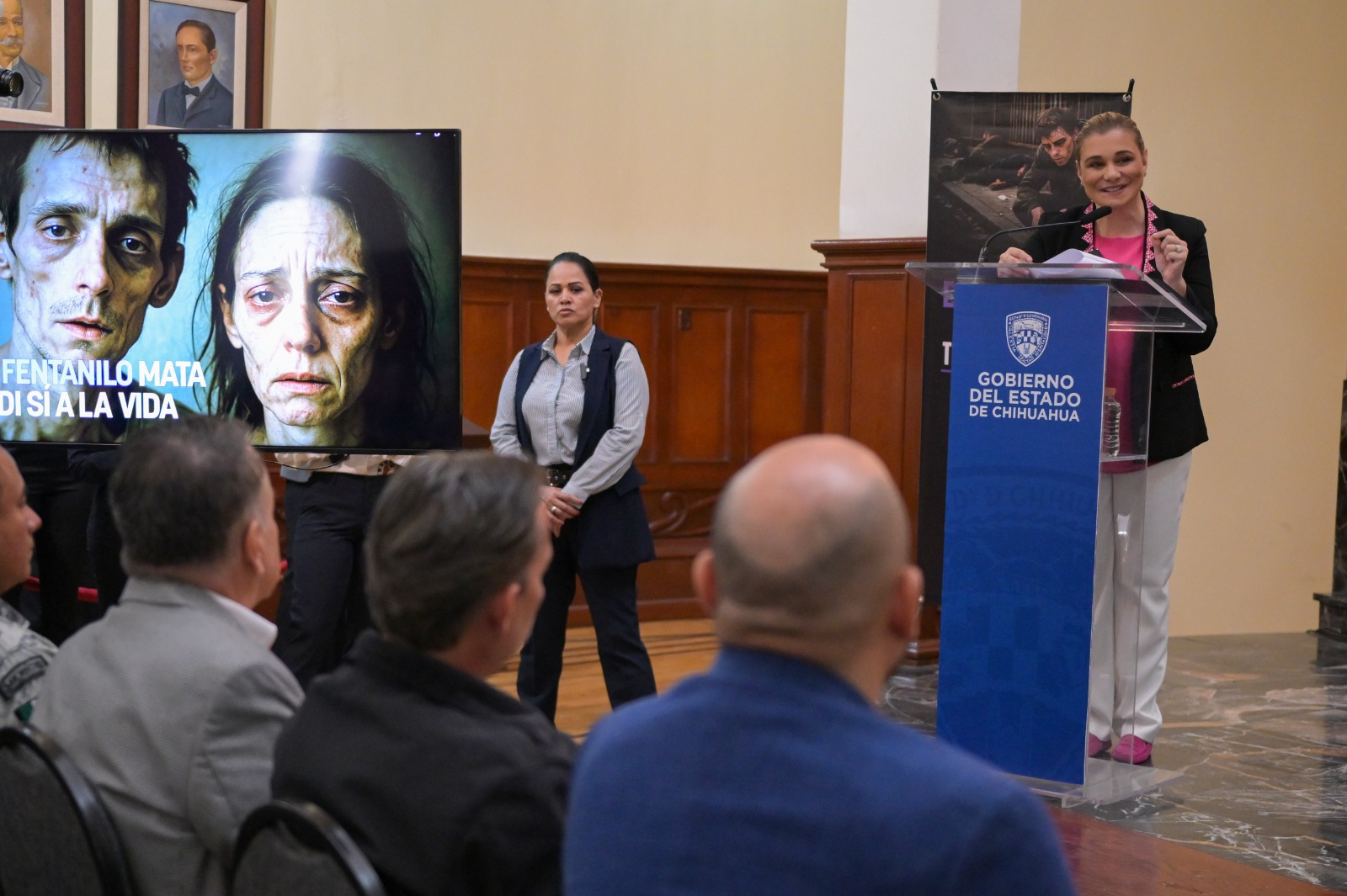 Maru Campos lanza campaña contra consumo de fentanilo
