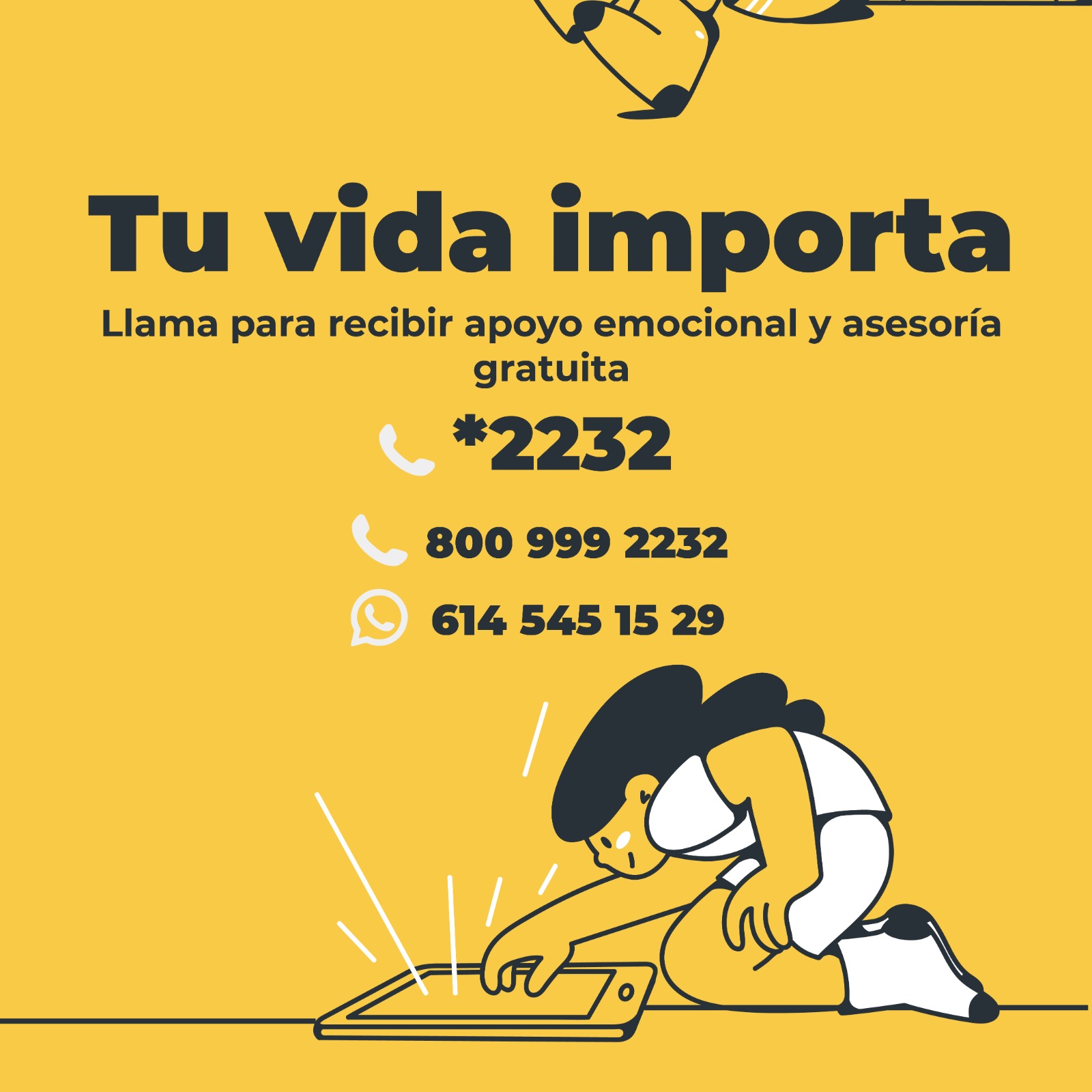 Invita Línea Ciudadana de FICOSEC a utilizar sus servicios gratuitos de atención psicológica