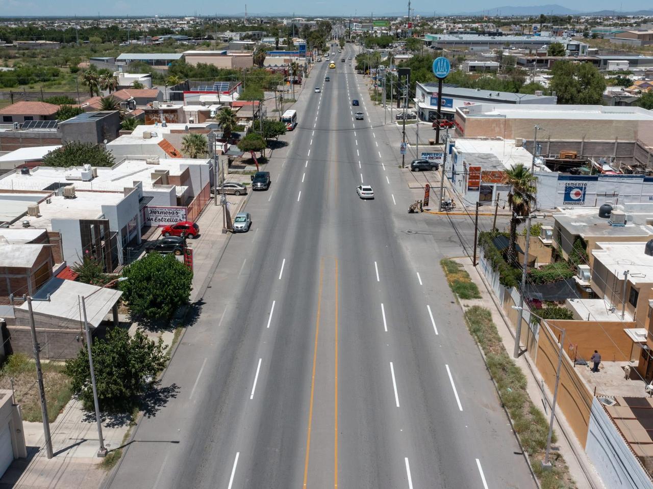 Valenciano destaca récord histórico con 1.7 millones de m² pavimentados en Delicias