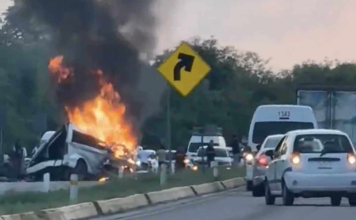 Sube a 16 la cifra de muertos por choque múltiple en Yucatán