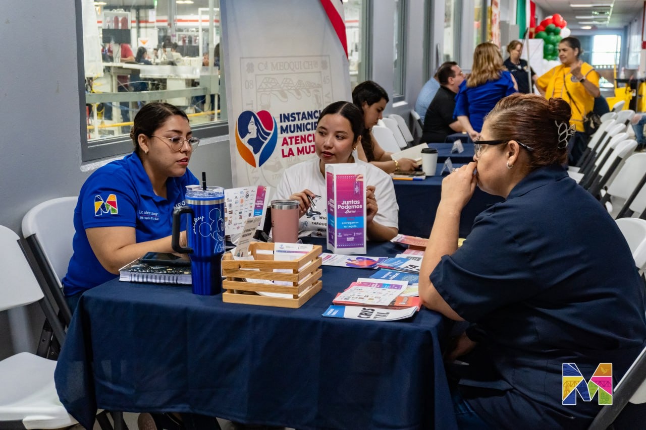 Lleva Miriam Soto “Alcaldesa en tu Empresa” a los más de mil trabajadores de LEAR Meoqui