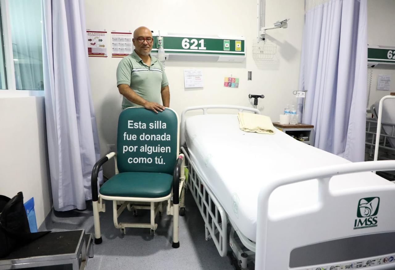 Invita Fundación IMSS a la población a sumarse a la campaña sillas-cama de acompañamiento 2025