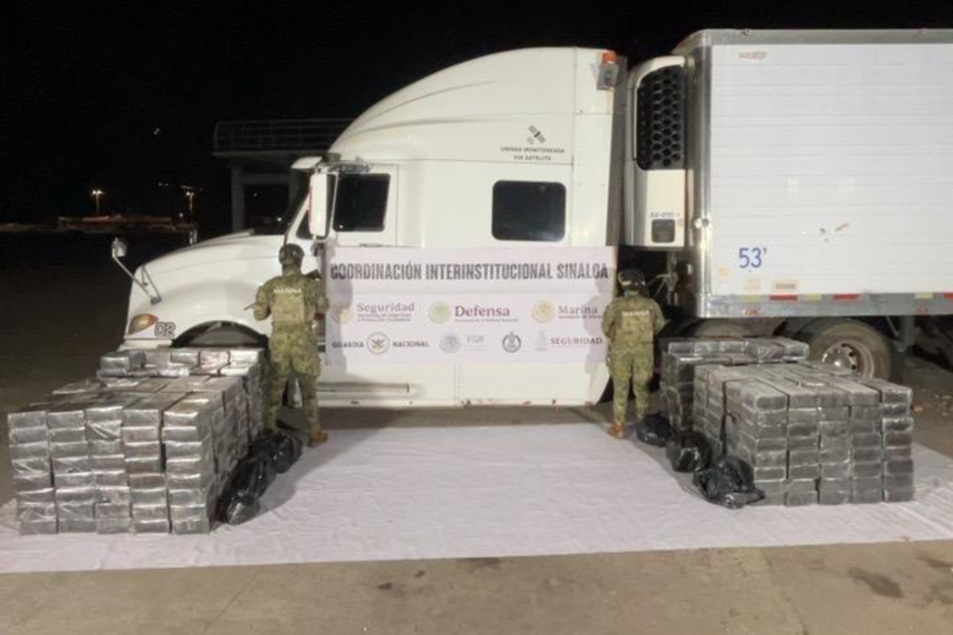 Aseguran 1.5 toneladas de metanfetamina en Mazatlán, Sinaloa