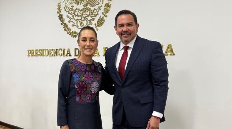 Reforzarán seguridad: tuvo Cruz reunión con Sheinbaum y Harfuch