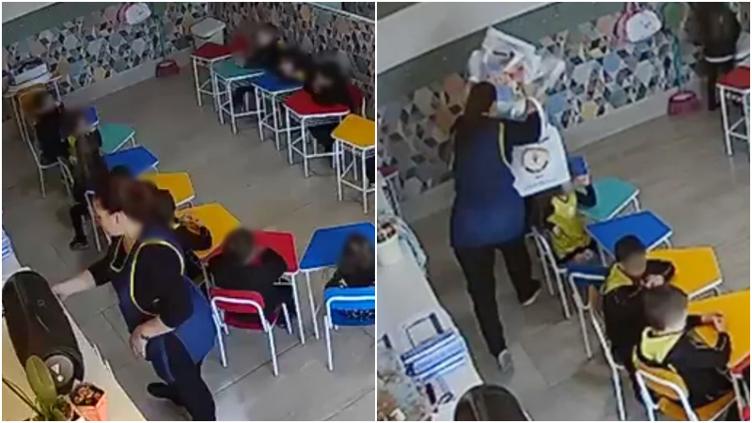 Maestra causa indignación por golpear con libros a un niño de 4 años