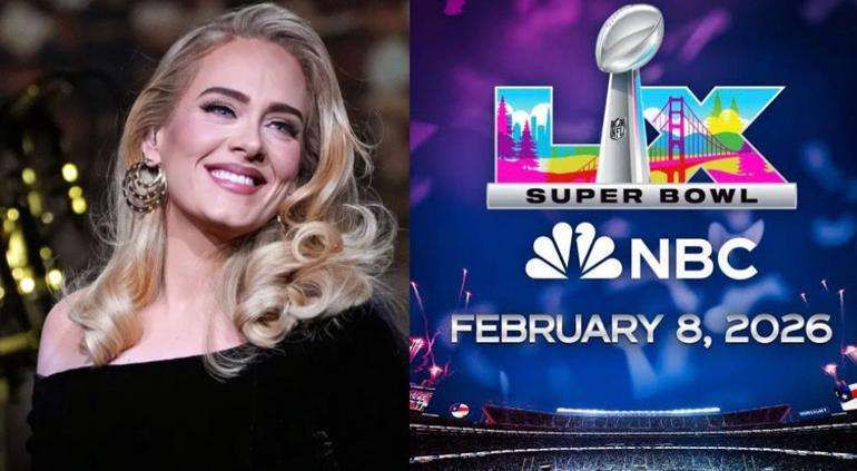 Podría ser Adele la estrella del Super Bowl 2026
