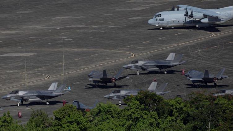Llegan 5 cazas F-35 de EE.UU. a Puerto Rico