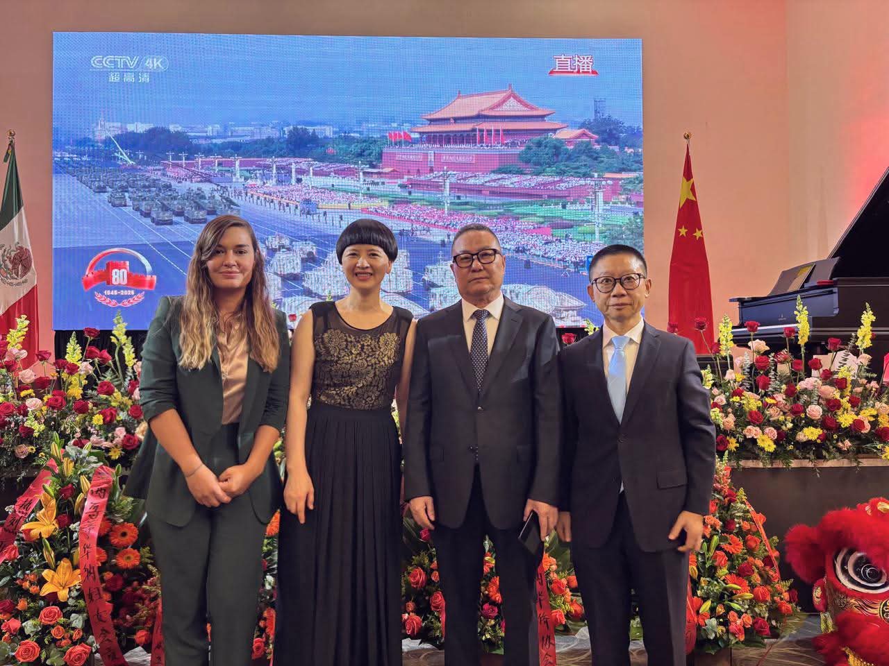 Instituto Confucio de la UACH participa en celebración del Día Nacional de China.
