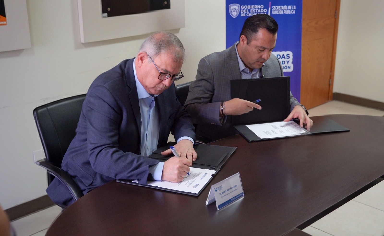 Firma SFP convenio con Municipio de Delicias para fortalecer la transparencia e integridad