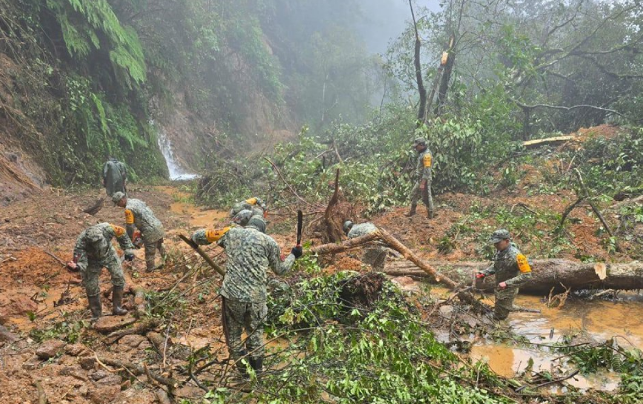 Activan Ejército y Guardia Nacional Plan DN-III-E por lluvias en siete estados