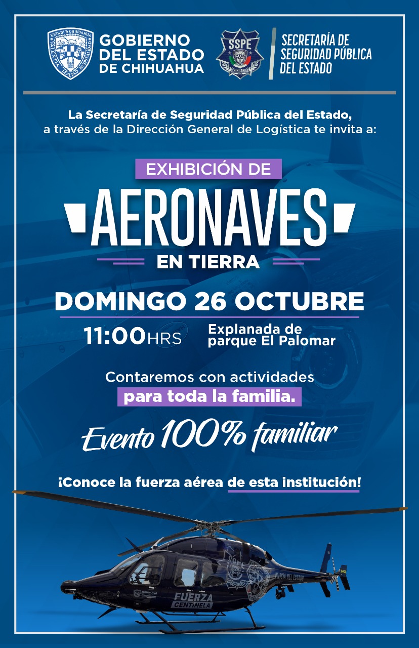 Destaca Policía del Estado resultados sobre la flotilla de aeronaves para tareas de seguridad