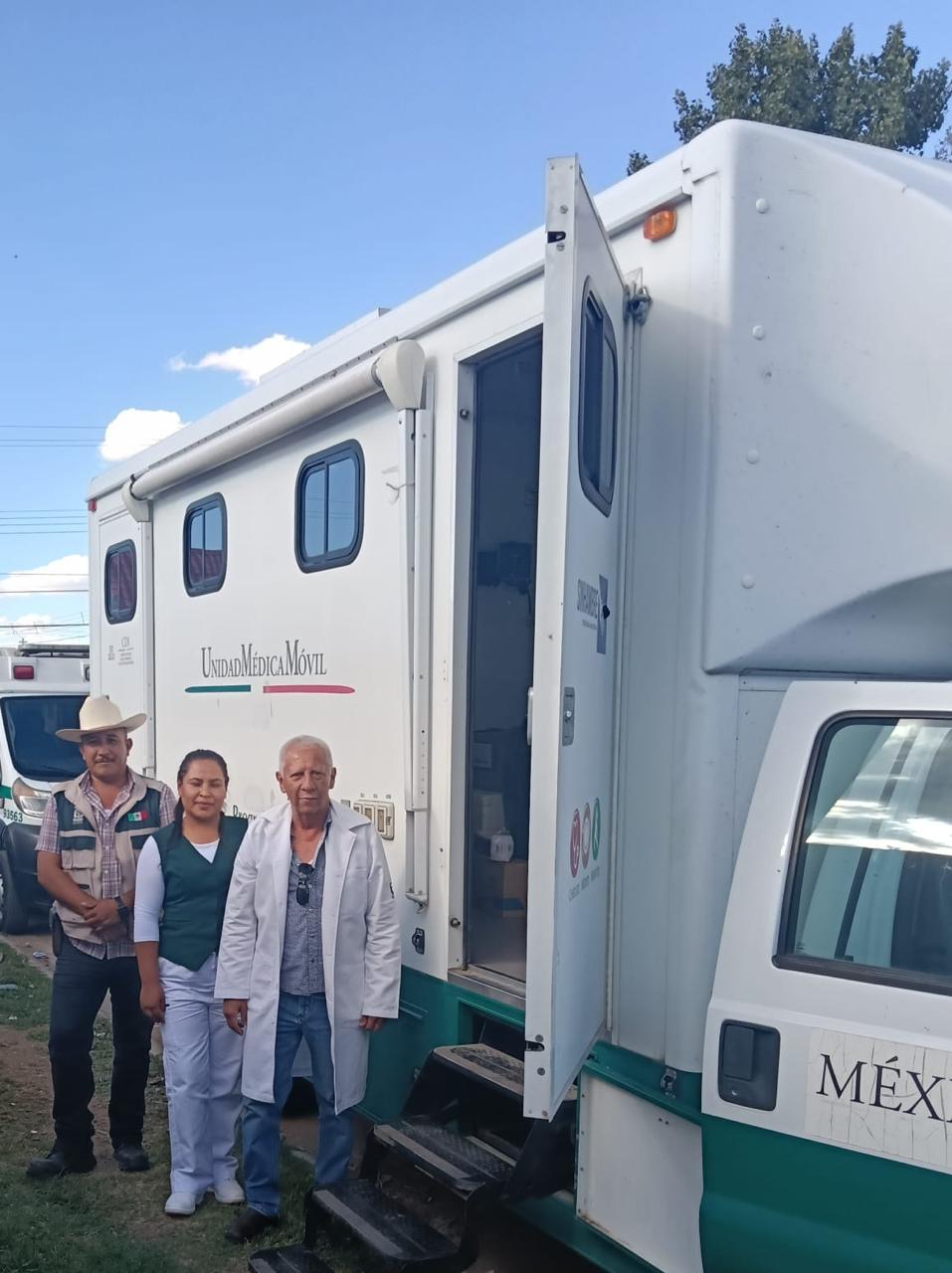 Envía IMSS Chihuahua una Unidad Médica Móvil a zona afectada por las lluvias en Veracruz
