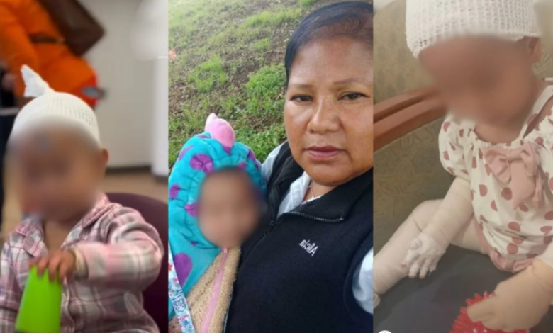 Se recupera bebé que protegió su abuelita en explosión de pipa en Iztapalapa