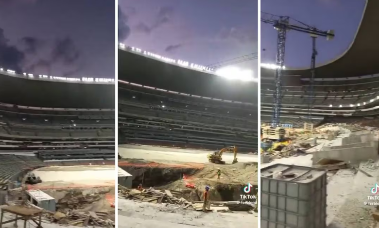 Despiden a obrero del Estadio Azteca por filtrar videos de las obras para la Copa del Mundo 2026