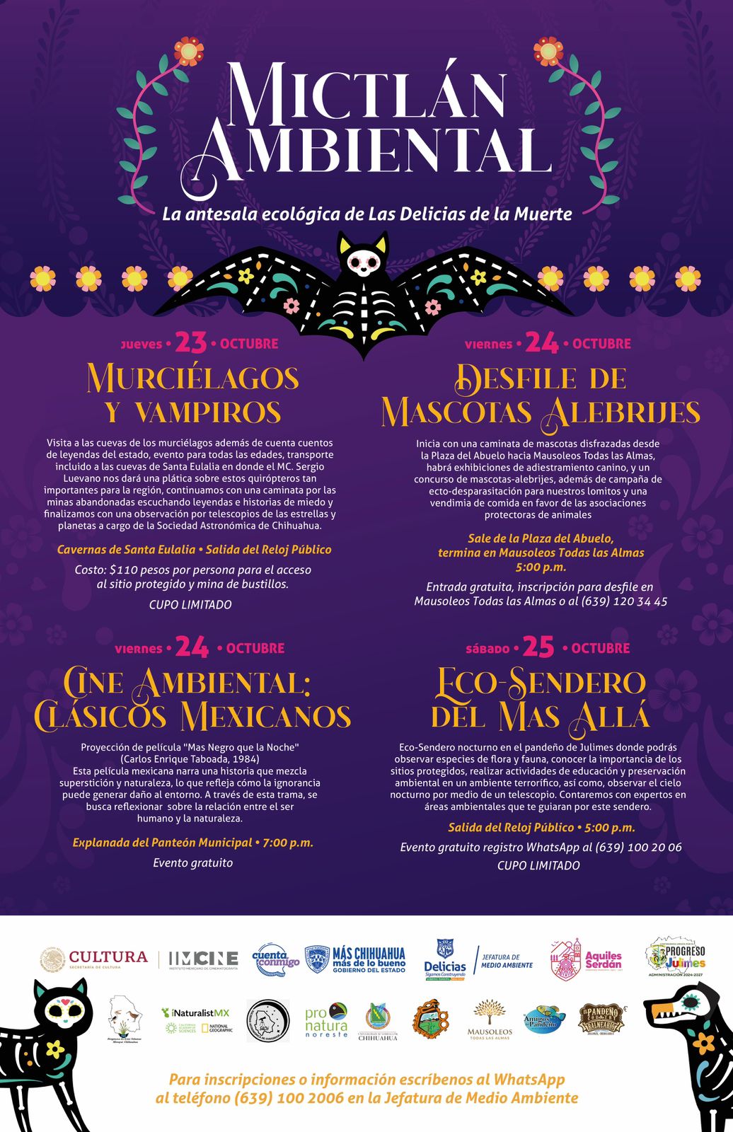 Arranca el “Mictlán Ambiental”, la antesala ecológica del Festival Las Delicias de la Muerte