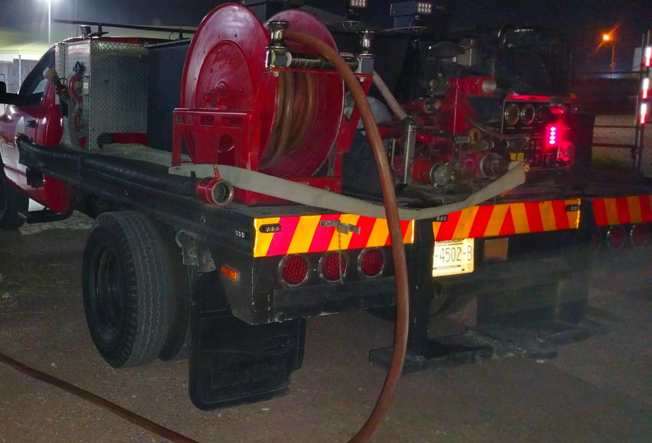 Se movilizaron Bomberos por presunto incendio en taller